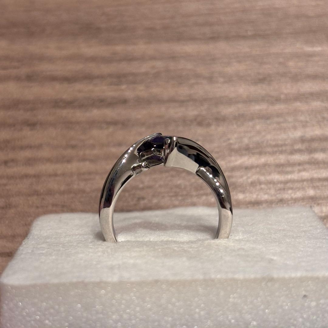 ヴァイオレットサファイア リング pt950