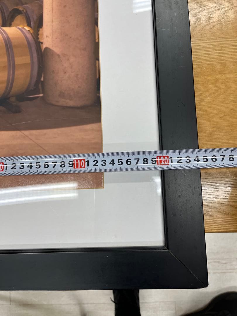 【124×98cm大型額装】ベルジュラック樽熟成庫アート写真ポスター