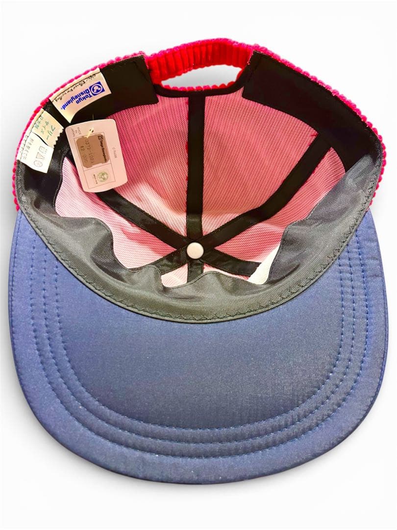 東京ディズニーランド　レトロ　ミッキー キャップ　帽子　ヴィンテージ　古着　貴重