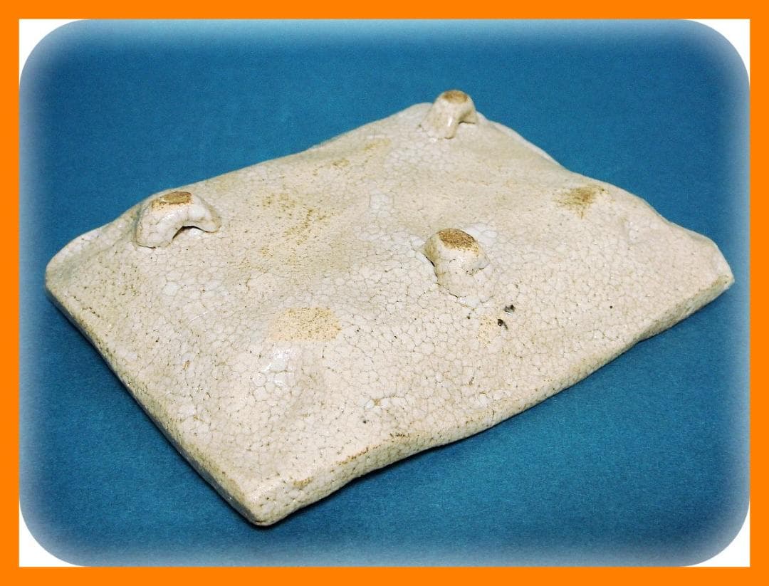 798『志野 草鳥 額皿』　/骨董品 古美術 古道具 アンティーク