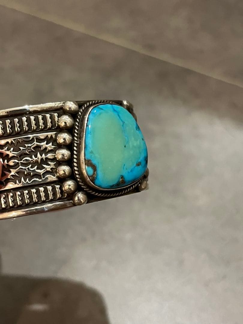 NAVAJOサンシャインリーブス ターコイズ バングル