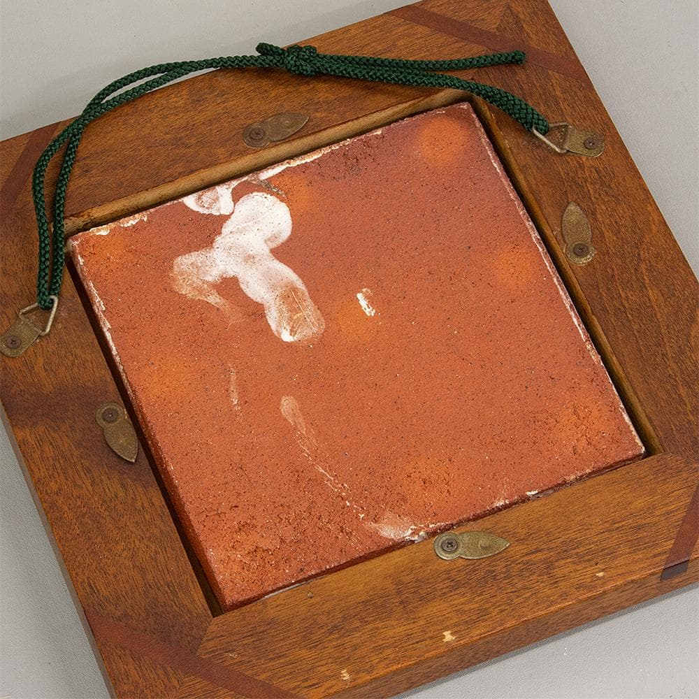 船木研児 陶板 ① 額装 船の図 船木伸児 識箱 民芸 レトロ