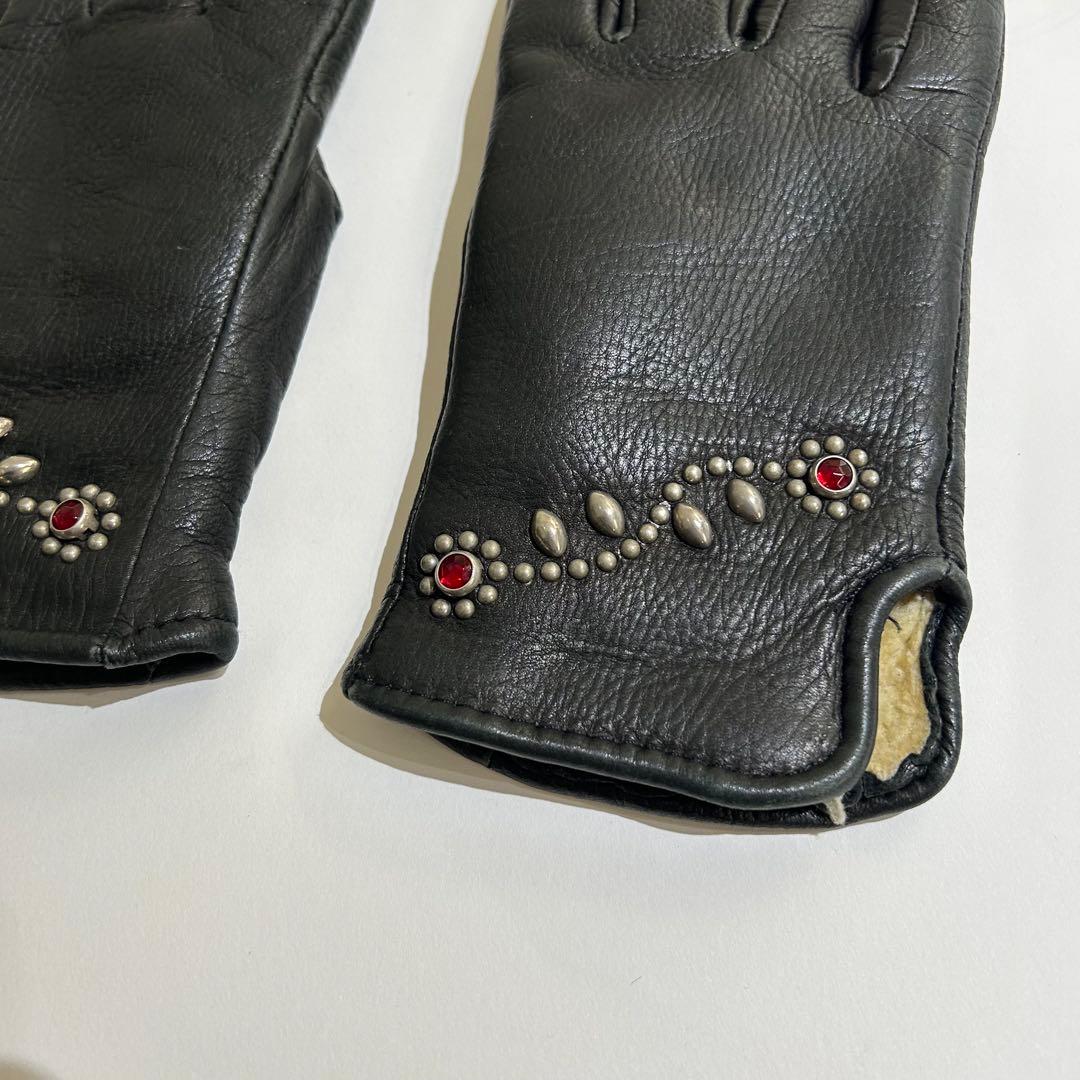 HTC メンズスタッズグローブ フリーサイズ