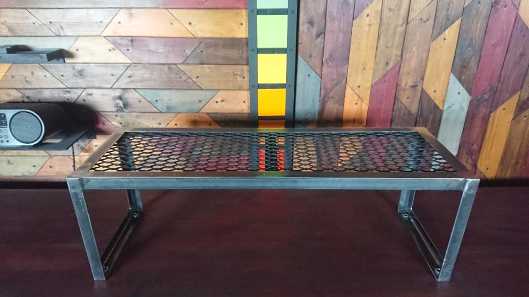 無塗装でアイアンなシューズラック♪ 300×900×300ｍｍ Π型