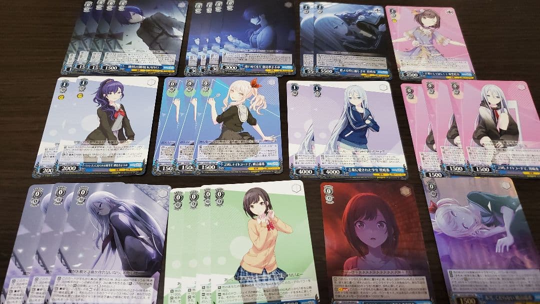 ヴァイスシュヴァルツ　プロセカデッキ2種類+その他デッキパーツセット