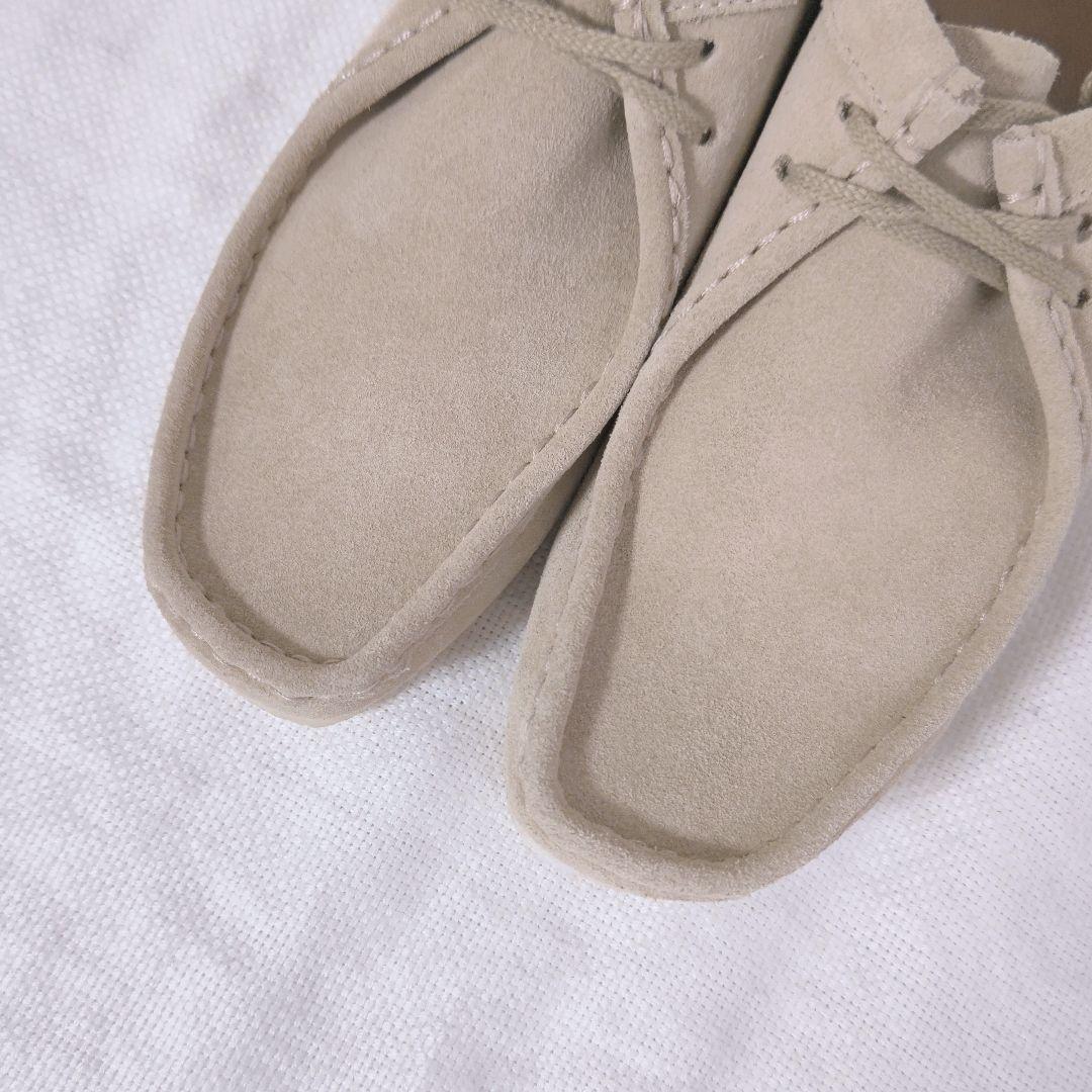 パパスPapasワラビータイプスウェードレザーブーツシューズ40Mサンドベージュ