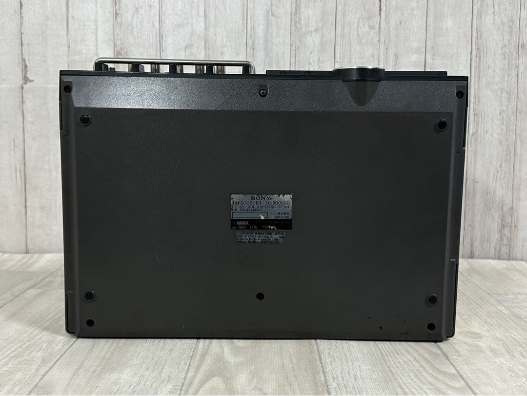 動作品SONY ソニーカセットデッキ　TC-3000SD 昭和レトロ 元箱付き