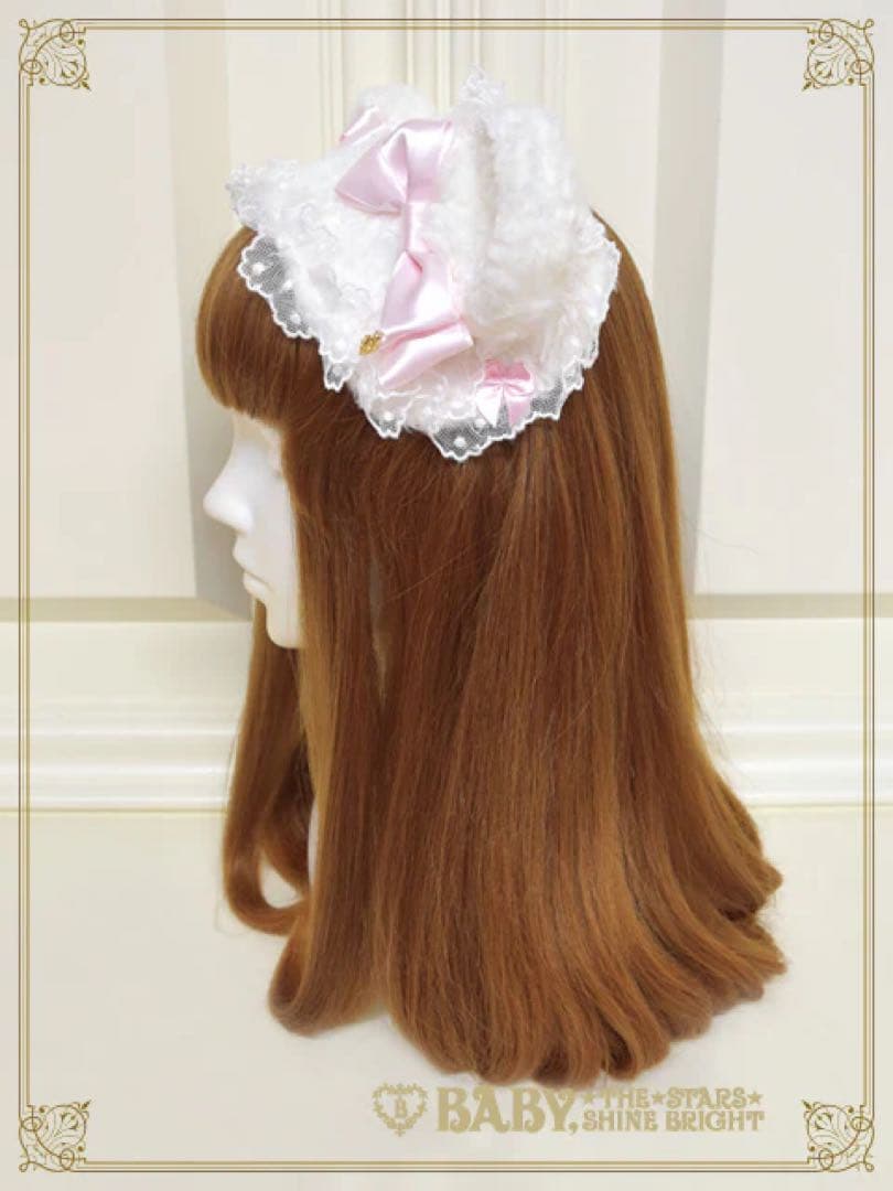 【新品】BABY くみゃちゃんのふわふわくみゃみみファーカチューシャ