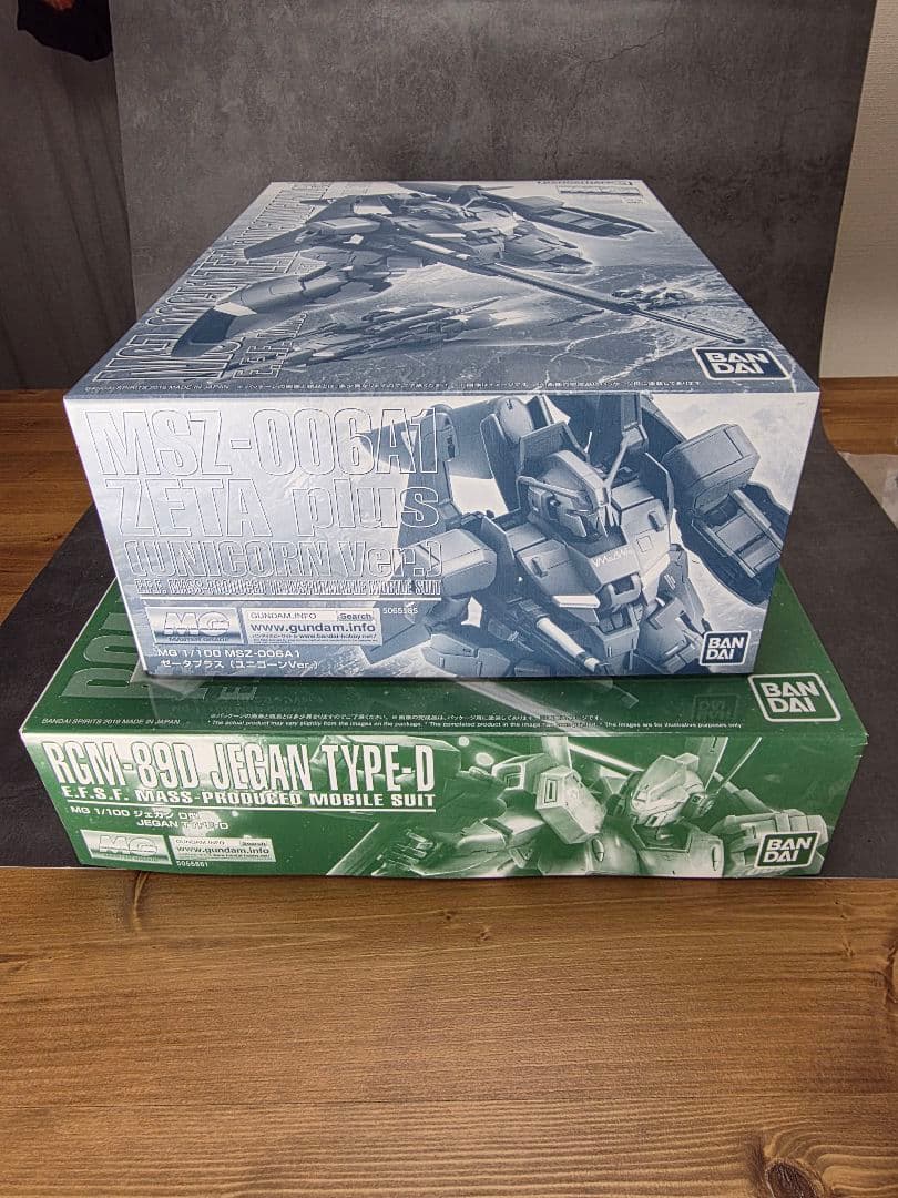 MG 1/100 ゼータプラス(ユニコーンver.) & ジェガンD型
