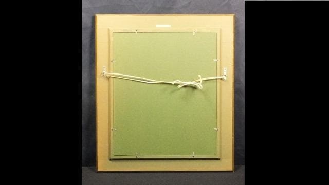 一枚の絵取扱作品　堀田高　直筆サイン『南仏カーニュにてアンチーブ』油彩0709D