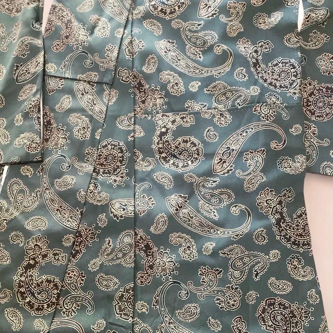 ほぼ未使用品　大変レアなペイズリー柄の袷小紋　個性的な着こなしを目指される方に。