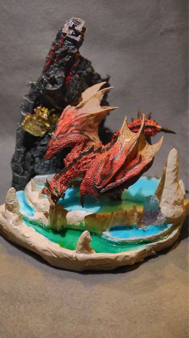 モンスターハンタージオラマ(溶岩洞リオレウス)