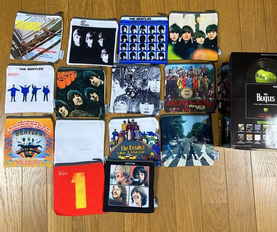 ザ・ビートルズ　The beatles レコード　ポーチコレクション　ニコアンド