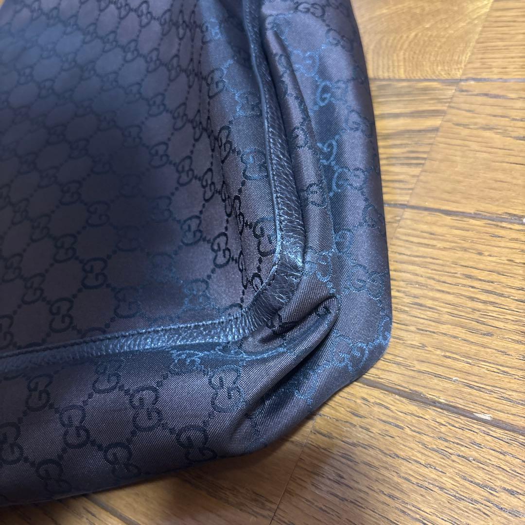 GUCCI GGパターン ハンドバッグ ブラウン