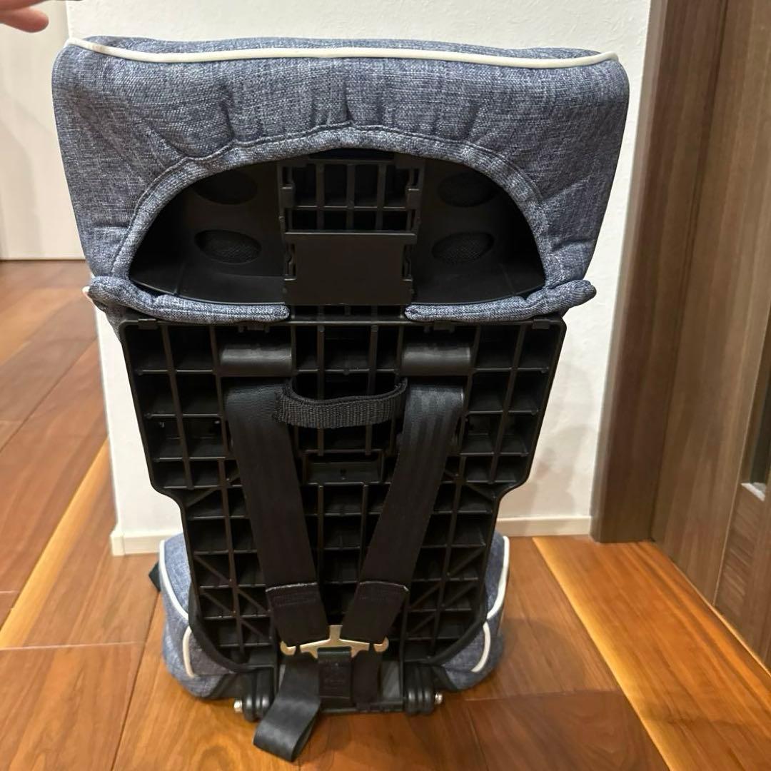 チャイルドシート　日本育児　トラベルベストECプラス　デニム