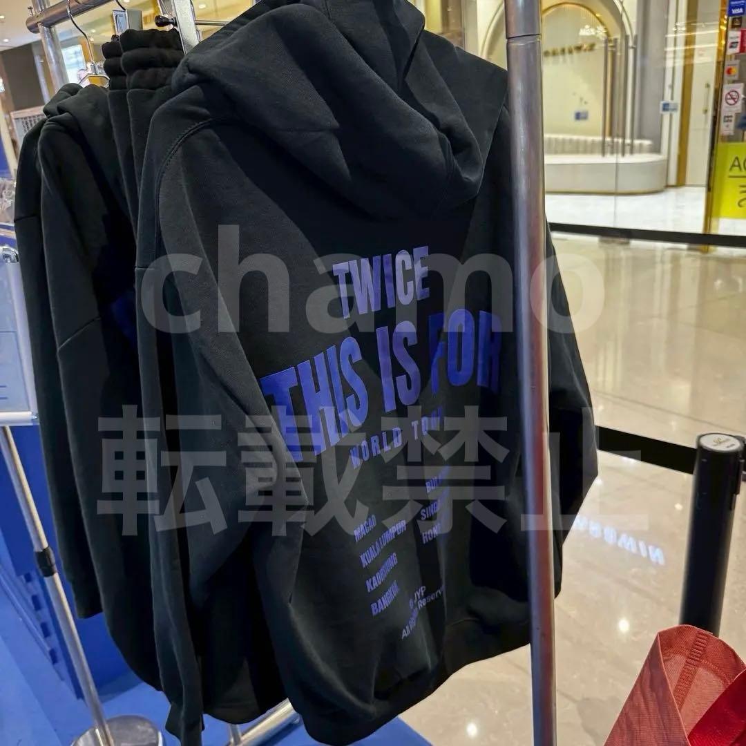 TWICE THIS IS FOR WORLD TOUR ジップ パーカー L