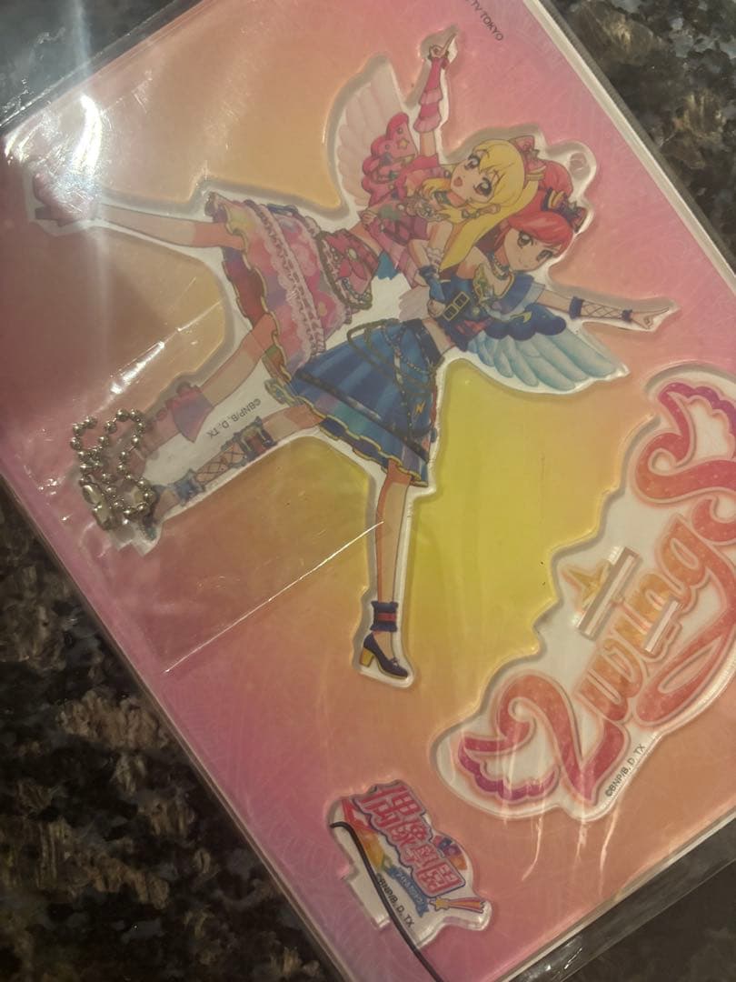 。　アイカツ 星宮いちご 音城セラ 2wings アクリルスタンド