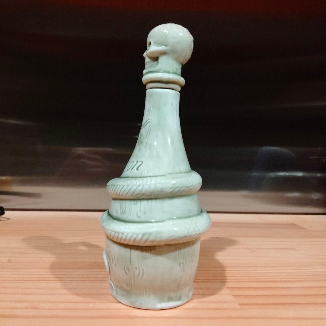 アンティーク 20s 30s スカル ドクロ 蛇 デカンタ ビンテージ ポイズン