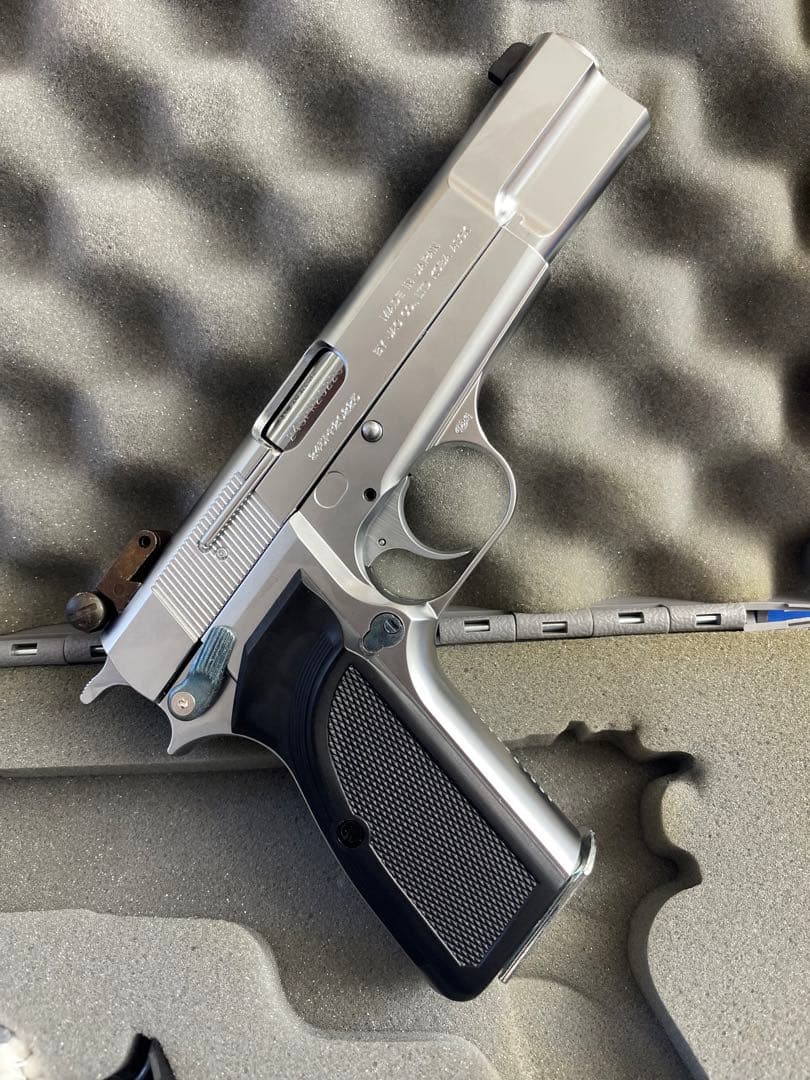 JAC製　ブローニングハイパワー　オールシルバー