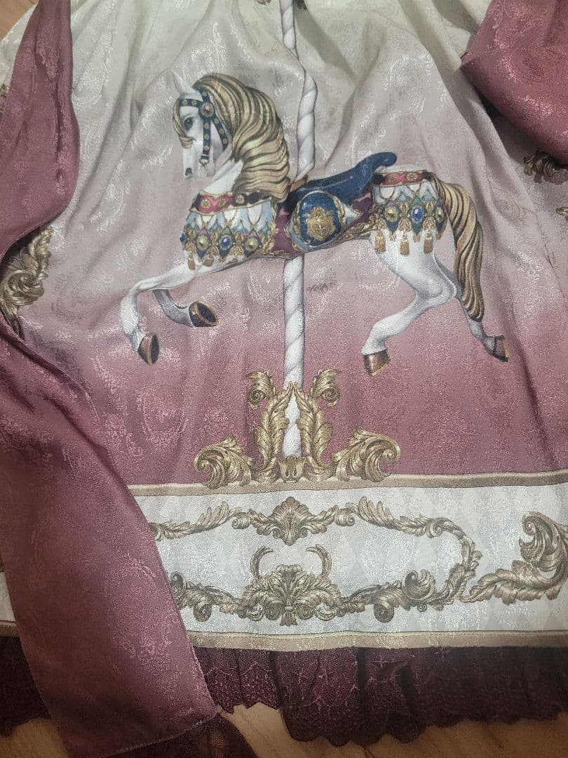 axes femme kawaii グランドフィナーレミディスカート ワイン