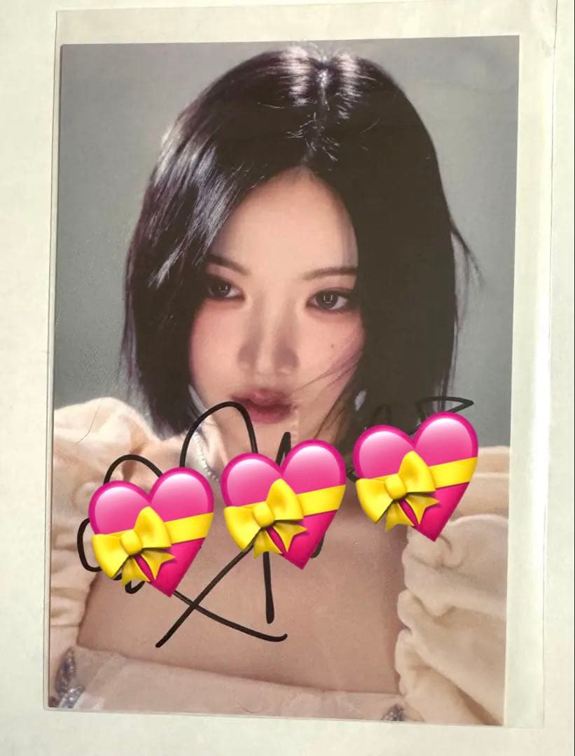 Hearts2Hearts ジウ 直筆サイン ポストカード