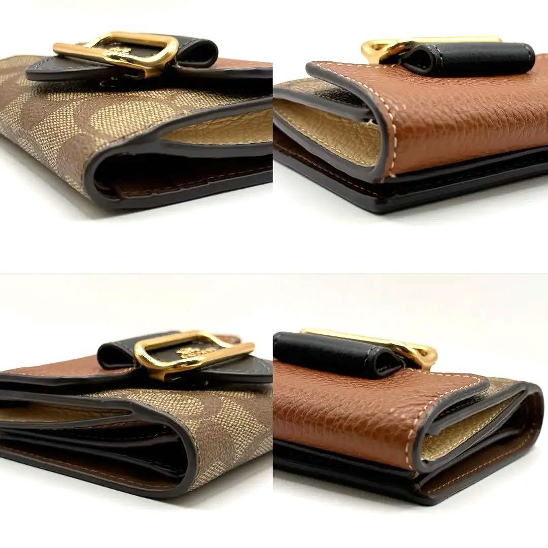 【新品未使用】　COACH　コーチ　折り財布　ミニ財布　モーガンウォレット