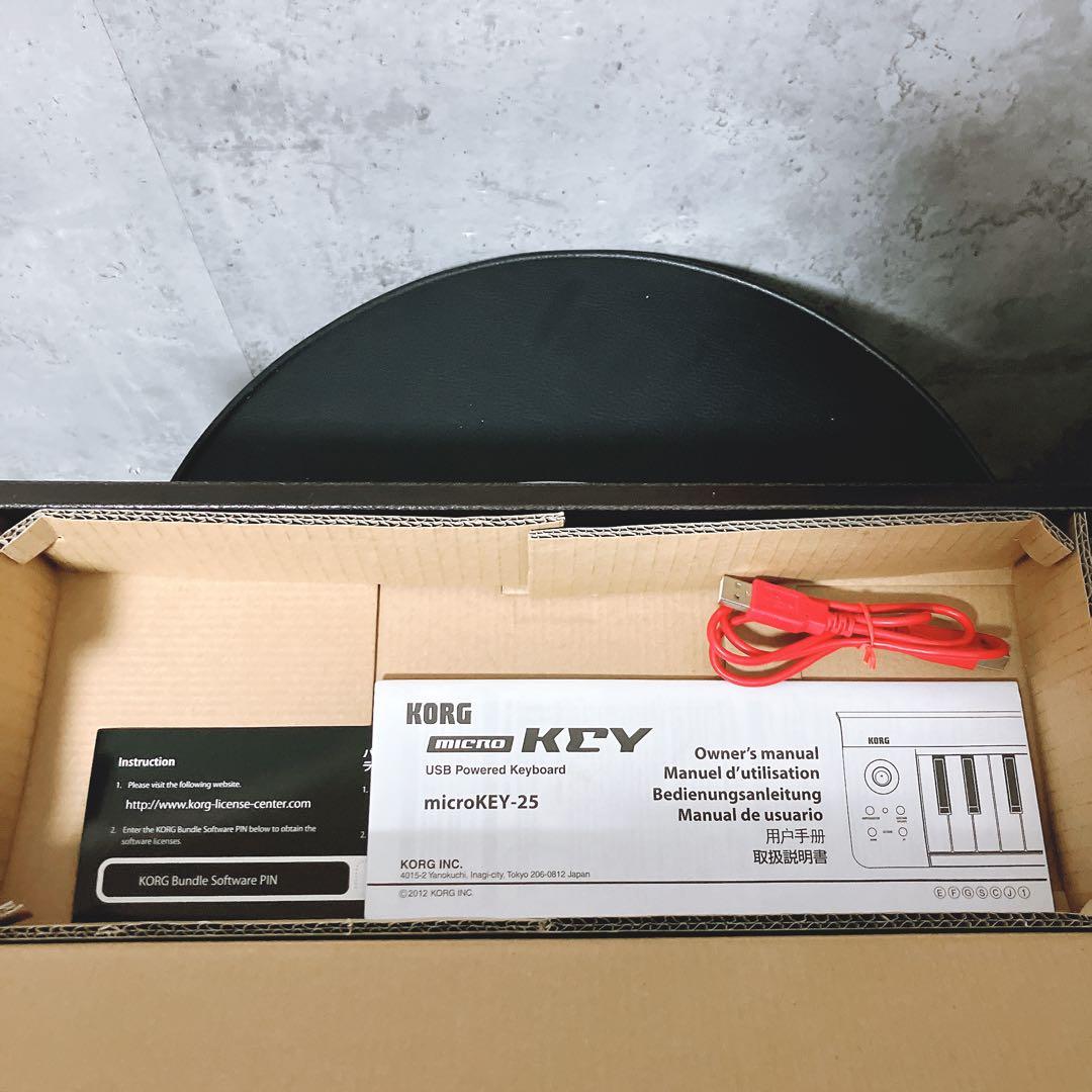【希少】korg コルグ MIDIキーボード microKEY-25 25鍵