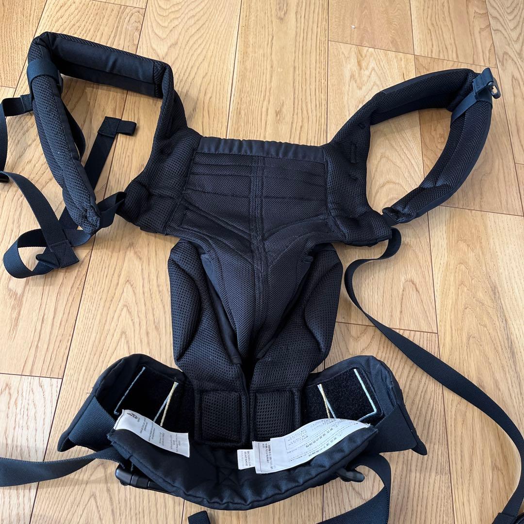 エルゴベビーオムニ36クールエアオニキスブラックエルゴ専用　今治タオルカバー付き