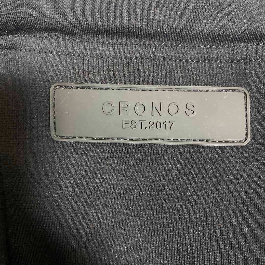 CRONOS フード付きパーカー M 黒