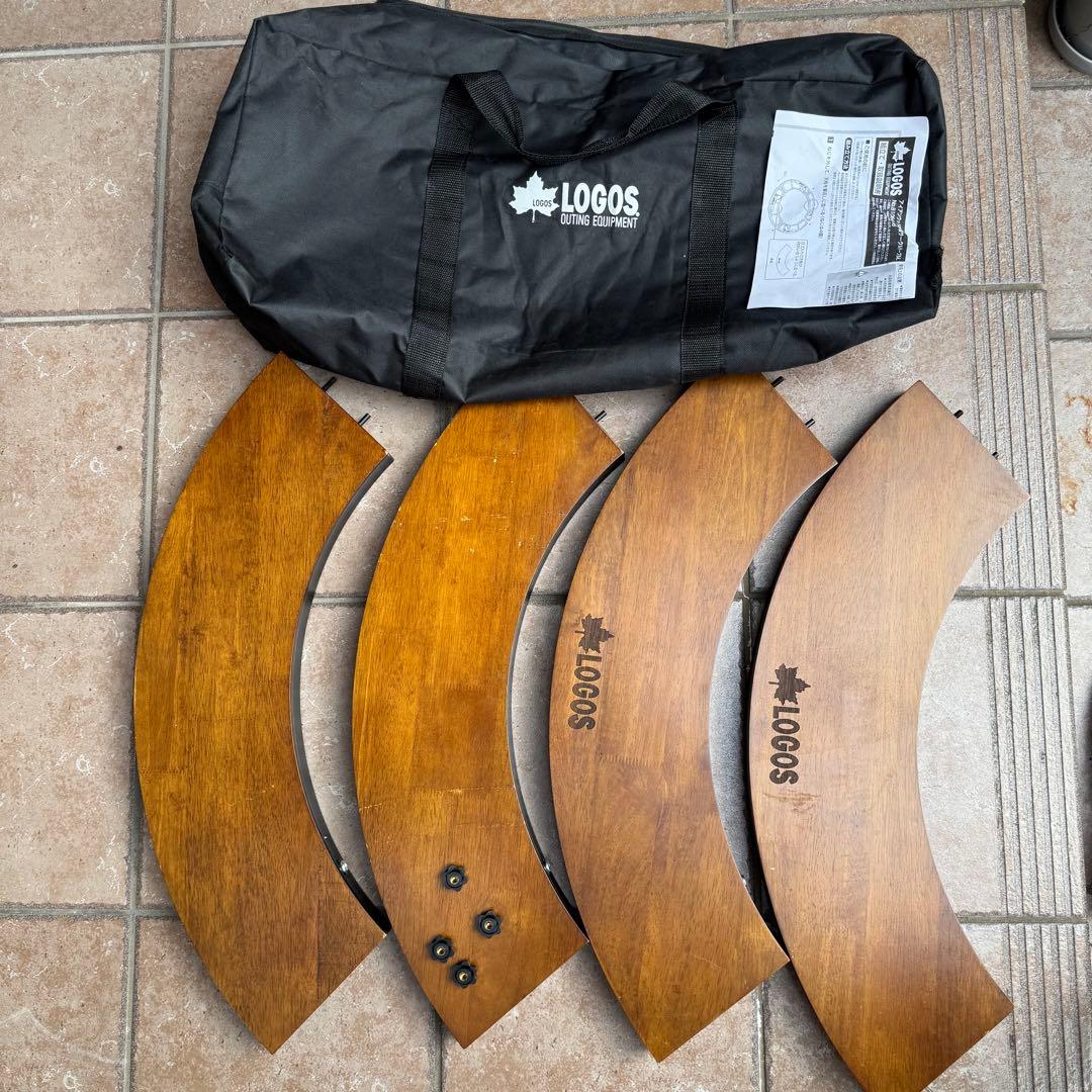 ロゴス LOGOS アイアンウッド囲炉裏サークルテーブルL