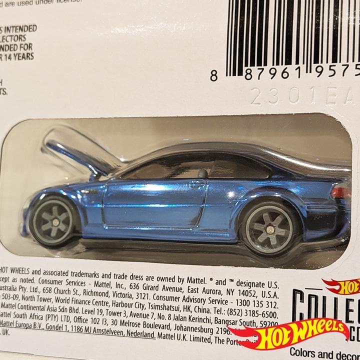 RLC 限定 ホットウィール　2006 BMW M3　ブルー