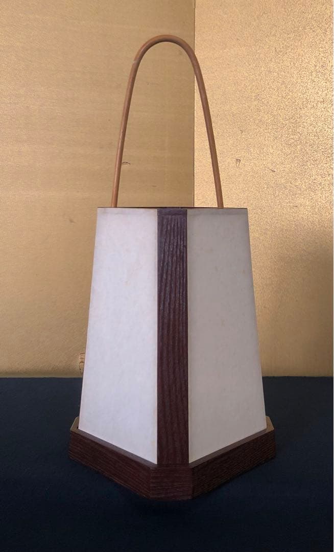 《R》茶道具 夜咄 足元行灯一対 露地行灯 照明 行燈 元箱 260120き5