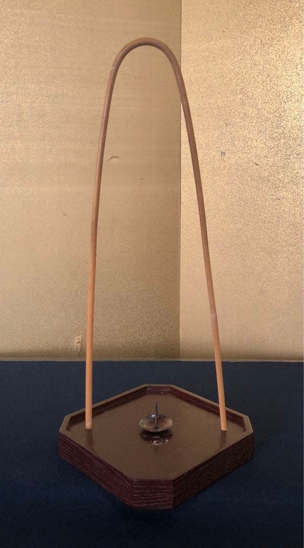 《R》茶道具 夜咄 足元行灯一対 露地行灯 照明 行燈 元箱 260120き5