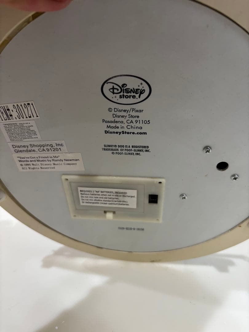 トイストーリー3 スノードーム　オルゴール