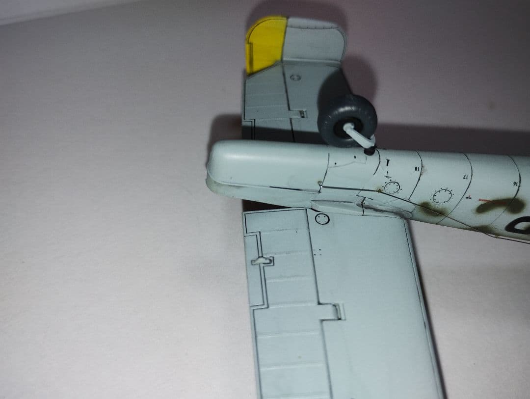 プラモデル完成機　1/48　メッサーシュミットBf110D-3