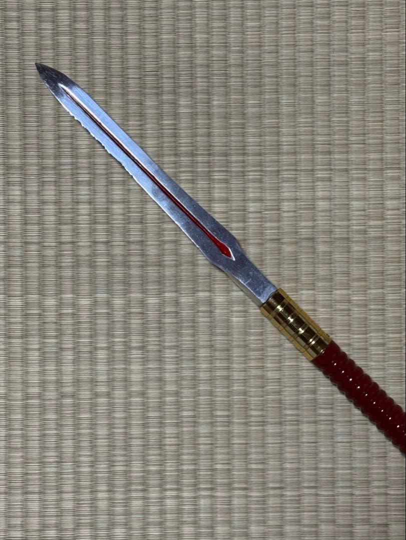 槍　やり　3本継　梨地　模造刀　模擬刀　美術刀　舞踊　大衆演劇　芝居