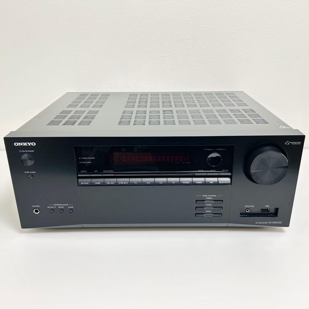 使用少 美品 ONKYO AVレシーバー TX-NR6100 ブラック アンプ