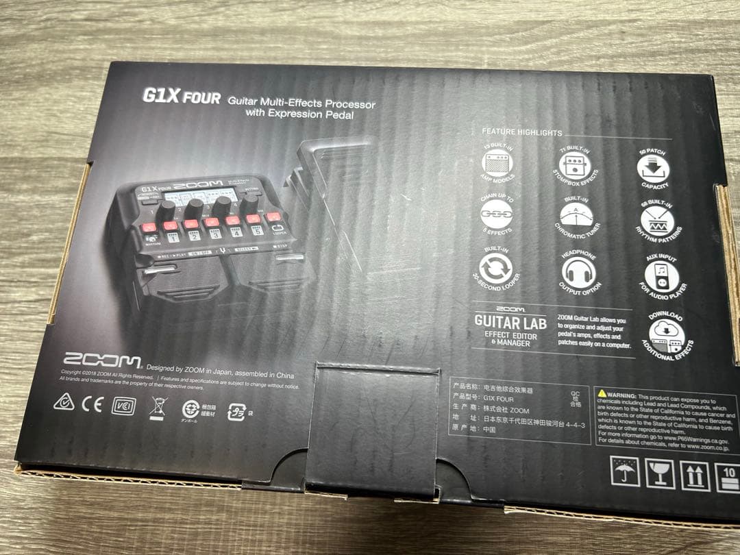 ZOOM ズーム G1X FOUR ギター用マルチエフェクター