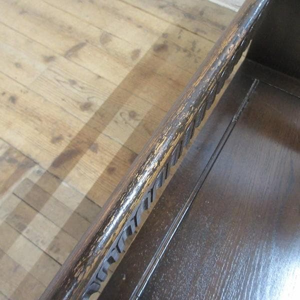 イギリス アンティーク 家具 テレフォンベンチ サイドテーブル 収納 6931d