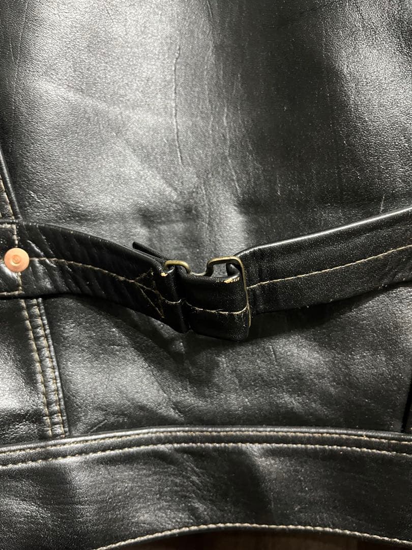 最終値下げ　売り切り　ハイラージレザーズ　ガスリー　馬革　本革レザージージャン型