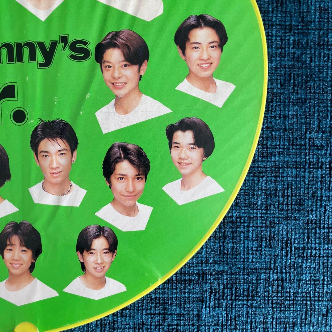 嵐メンバーJohnny's Jr. 時代のうちわ