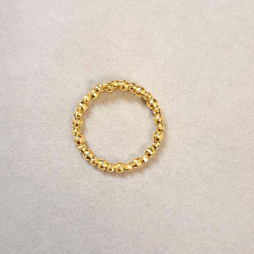 K18 ミラーボール フリーリング