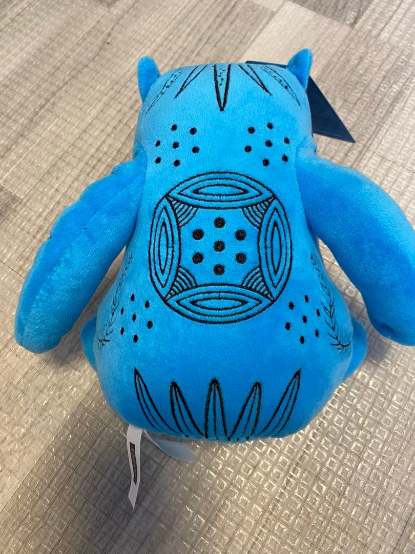 ルーブル美術館　青いカバ　ぬいぐるみ(大サイズ)