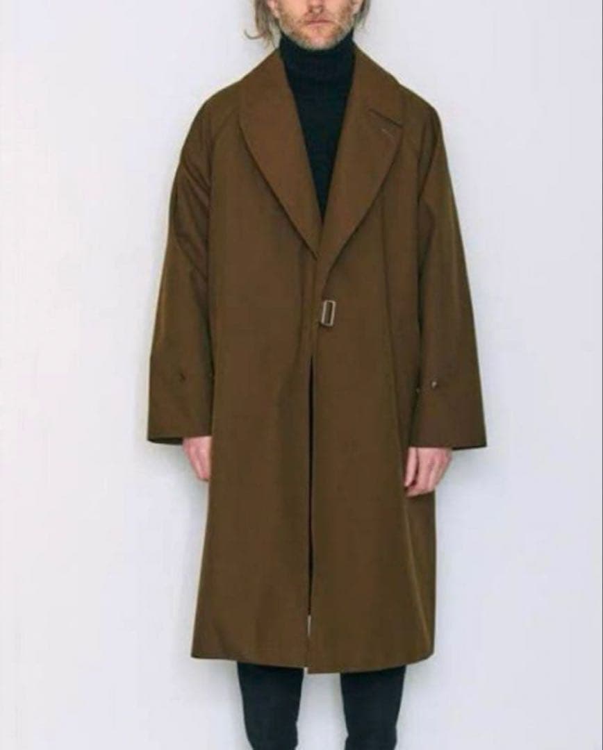 【美品】コモリ タイロッケンコート ウールサージ 18AW COMOLI 1