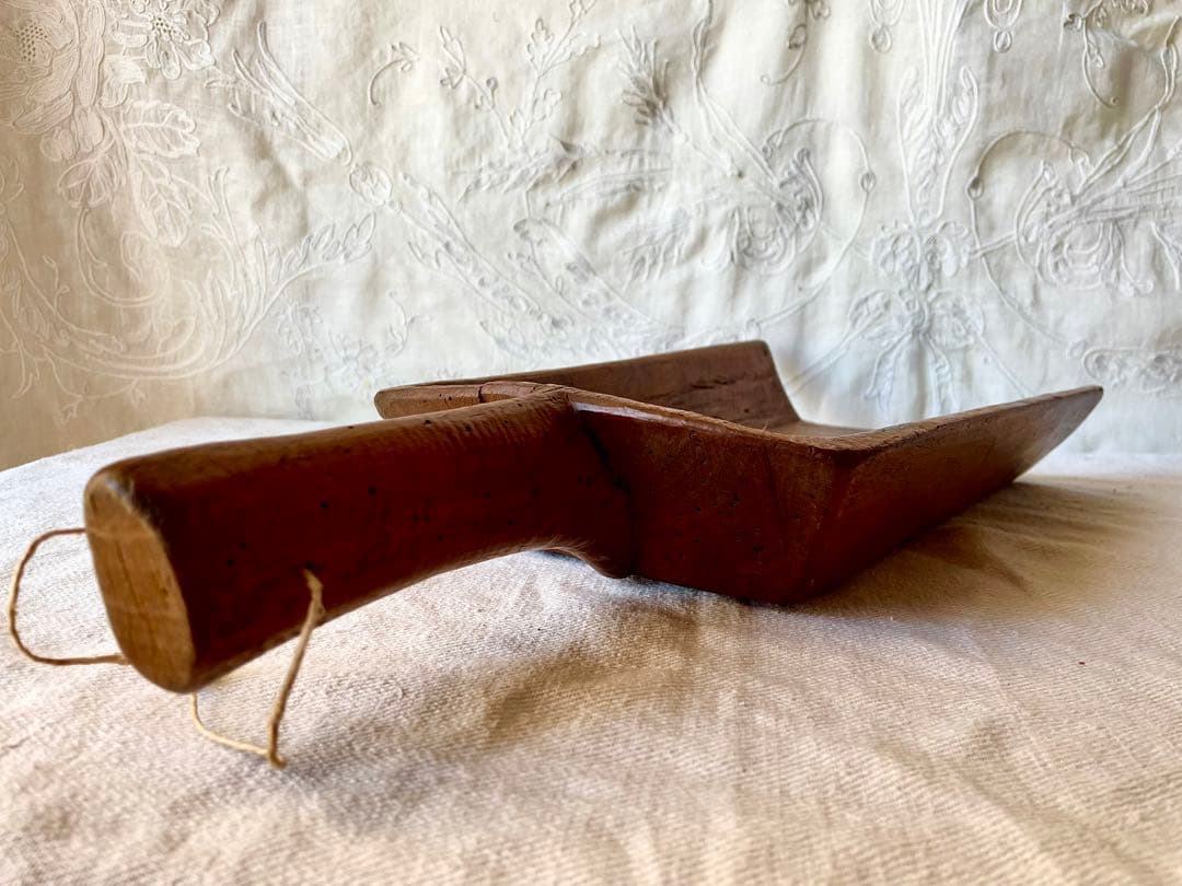 【レア】木製スコップ フランスアンティーク スコープ シャベル プリミティブ