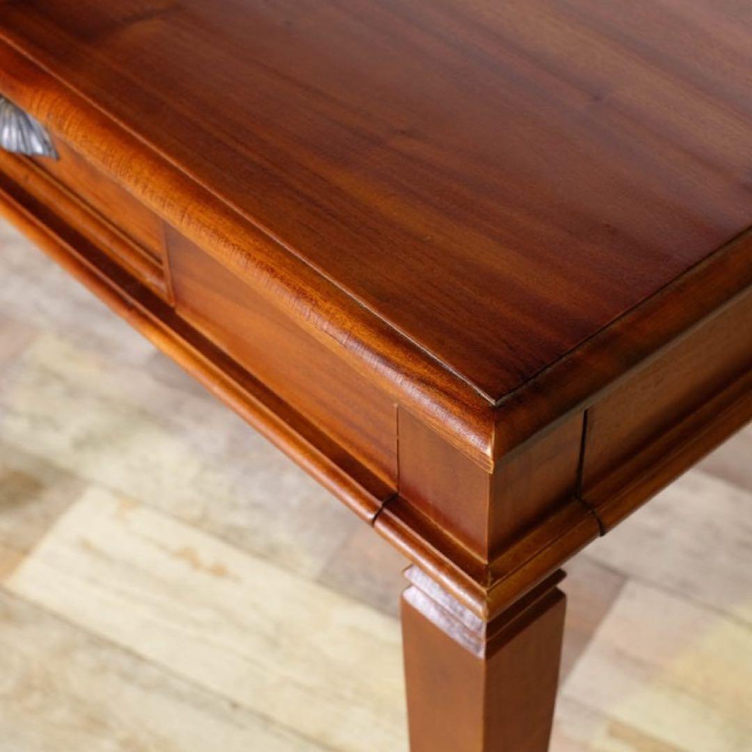 B 新品 アジアン ダイニングテーブル S カフェ カントリー 机 アンティーク