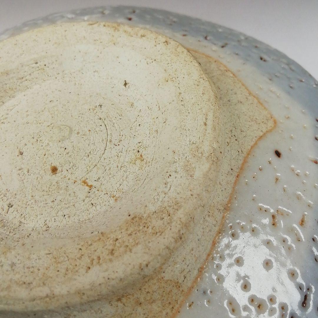 Ｔ６３　茶碗　『志野茶碗』『秀山作』　共箱　抹茶碗　茶道具