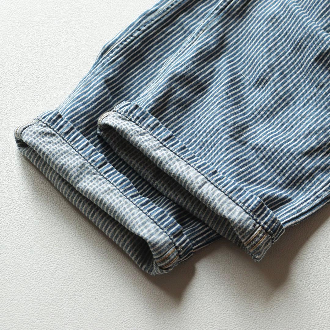 専用商品5182【美品】45R 小麦デニムの908ベイカーパンツ ストライプ