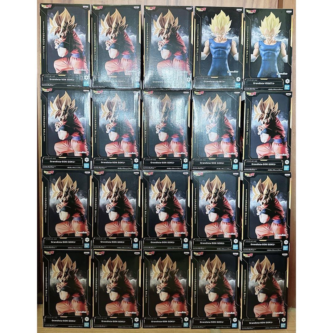 新品 ドラゴンボール Grandista 孫悟空 ベジータ フィギュア 計20体