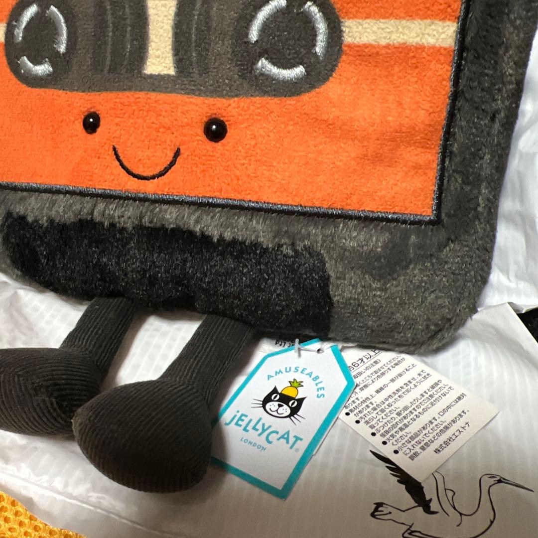 新品　廃番　ジェリーキャット　カセットテープ　レトロ　ぬいぐるみ　ラジカセ
